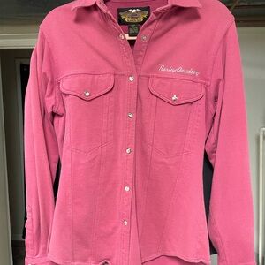 Harley-Davidson Pink Cotton Shirt